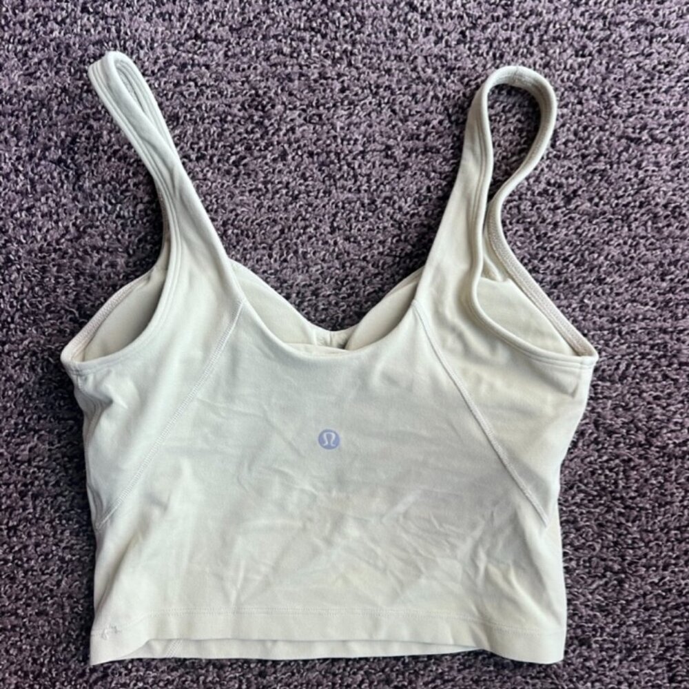 light green lululemon align tank top